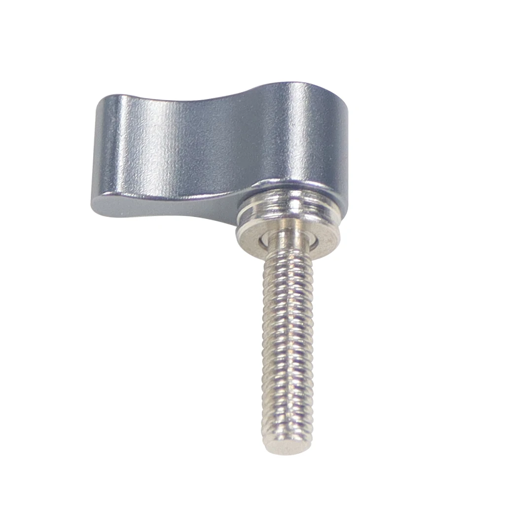 M4 M5เกลียว Thumb L/T-Shaped Handle Lever Wing Nut Knob สกรูสำหรับ15Mm Rod สนับสนุนระบบกล้อง DSLR ขาตั้งกล้อง Mount