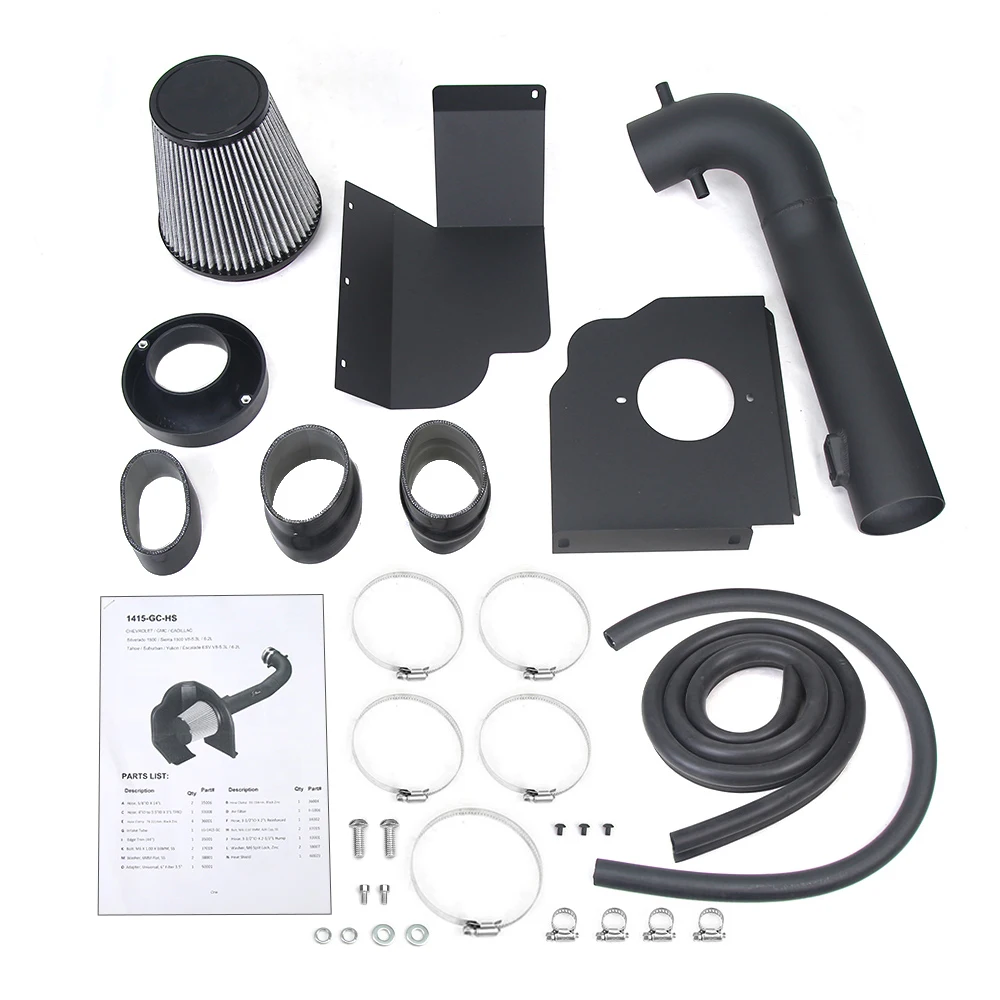 

KYOSTAR Cold Air Filter Intake For 1500 SUV Pickup V8 5.3L 6.2L 2014 ~ 2015
