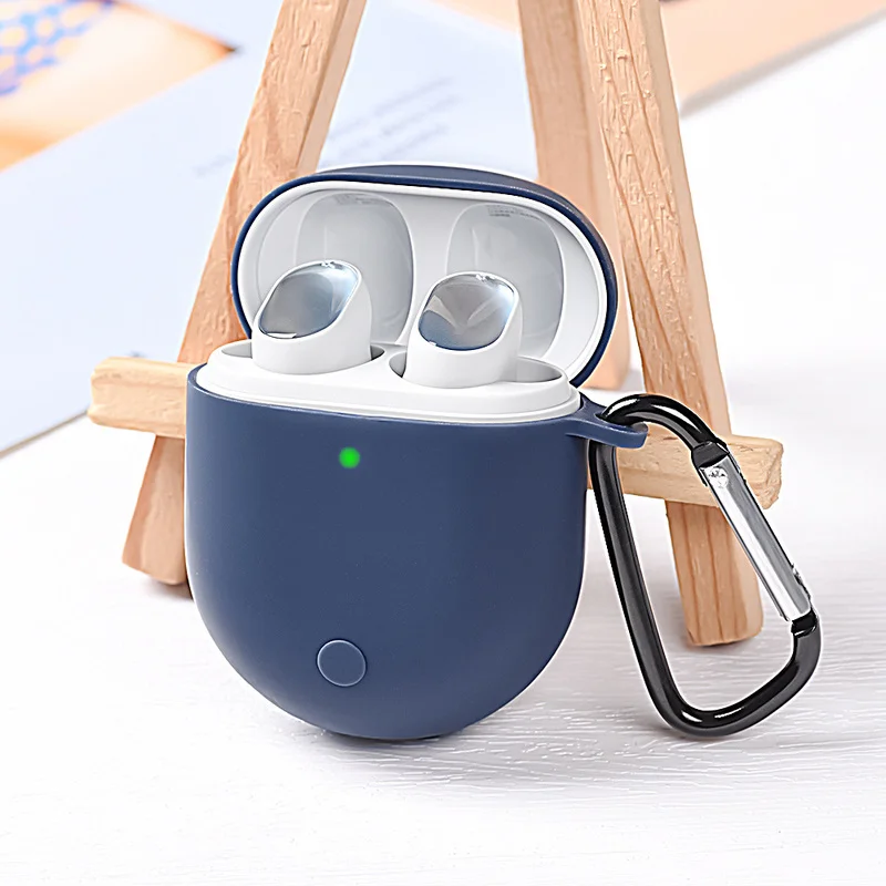 Weiche Silikon Kopfhörer Abdeckung Für Xiaomi Redmi Airdots 3Pro Knospen 3 Pro Wireless Headset Ohrhörer Schutzhüllen Mit Karabiner