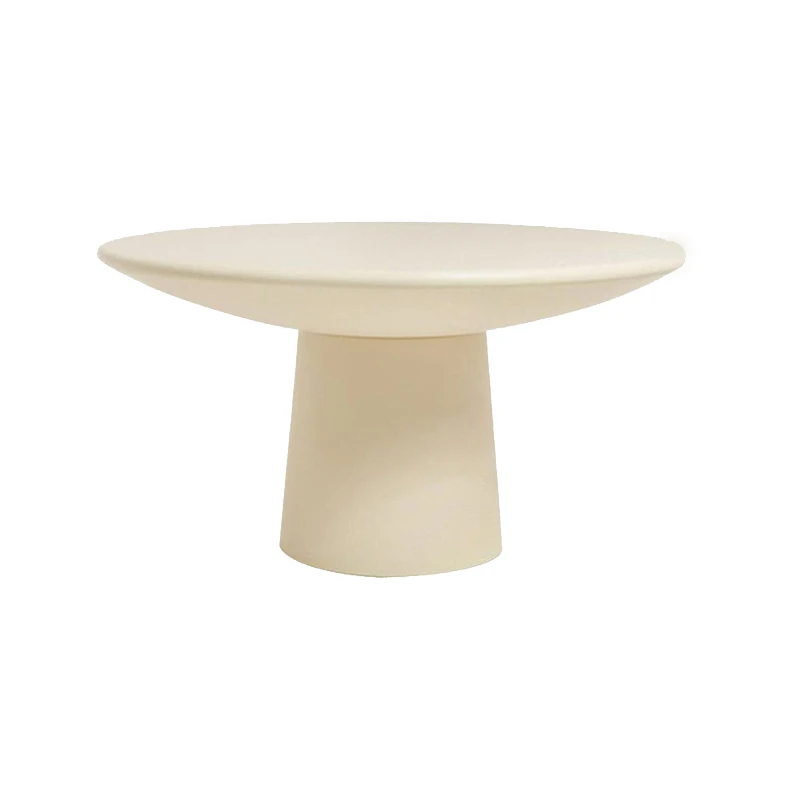 Japanese Style Small Apartment Cream Style Table B & B Zhonggu Small round Table Negotiation Coffee Table