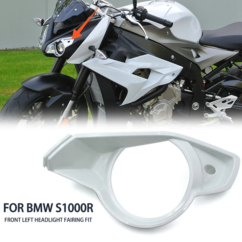 

Motorcycle Front Left Headlight Surround Fairing Cowling For BMW S1000R 2015-2018 Fairing Panel Headlight Cover-AU74