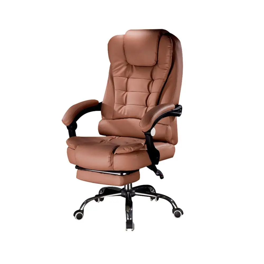 Executive Massage Computer Chair, Heated Office Chair,Recliner PU Leather High Back Swivel Chair Armchair with Footrest