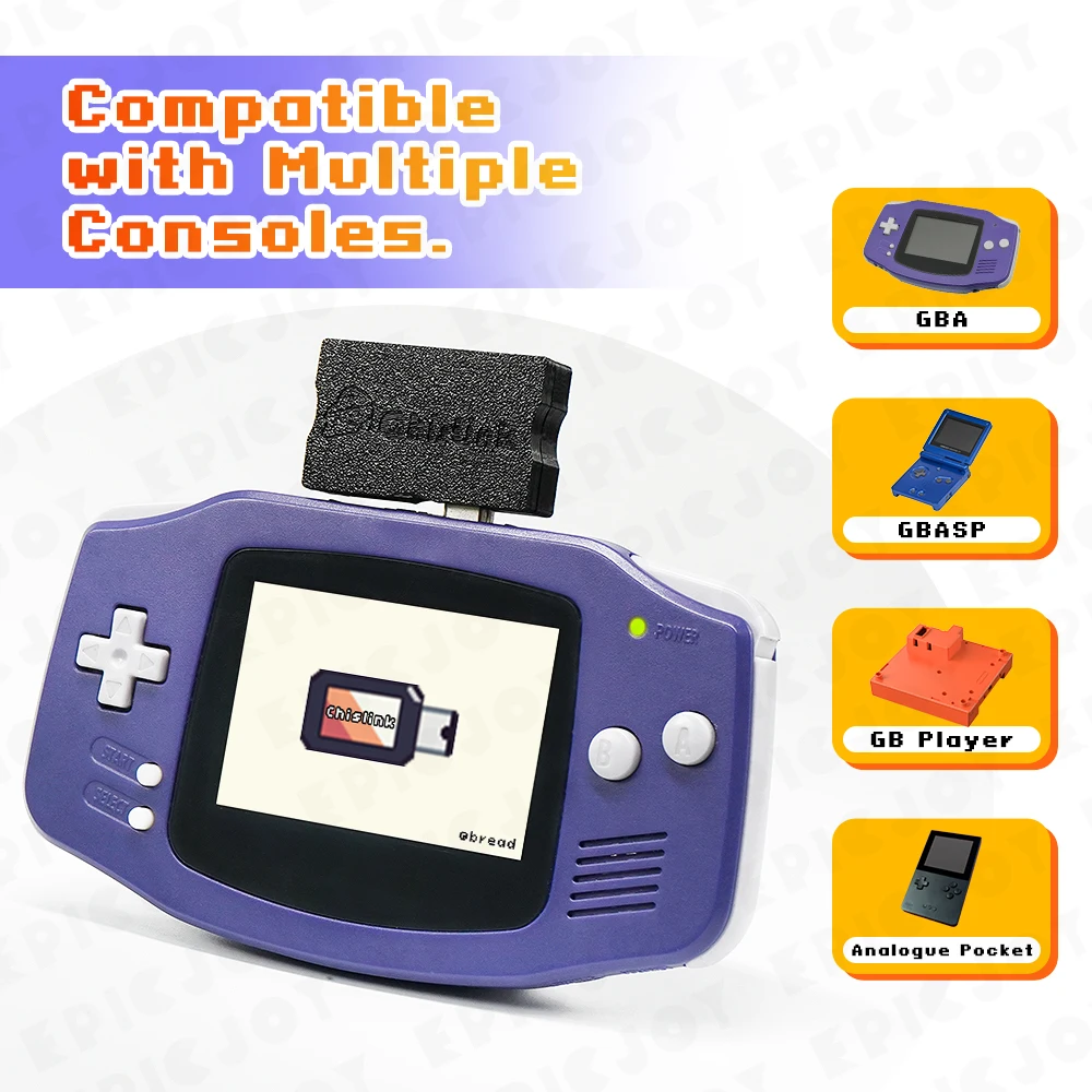 ChisLink Wireless Programmer For GBA/GBA SP/Analogue Pocket Support 2.4GHz WiFi NES Emulator ChisLink GBA Transfer