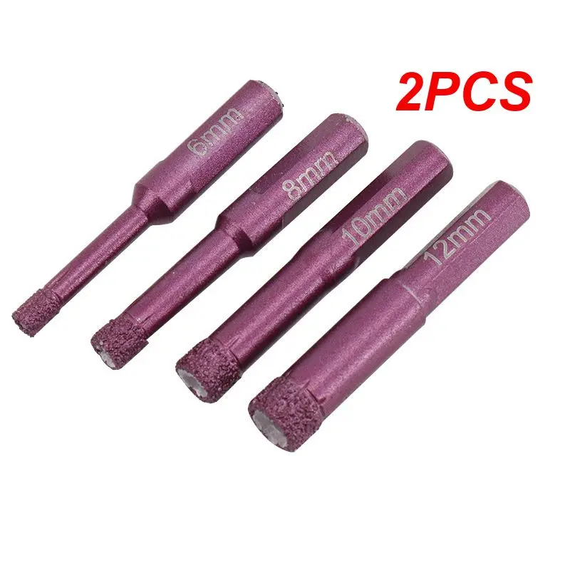 2PCS Marble Glass Hole Punch Fast And Efficient Tile Hole Opener High Durability Alloy Drill Bit Drill Efficient