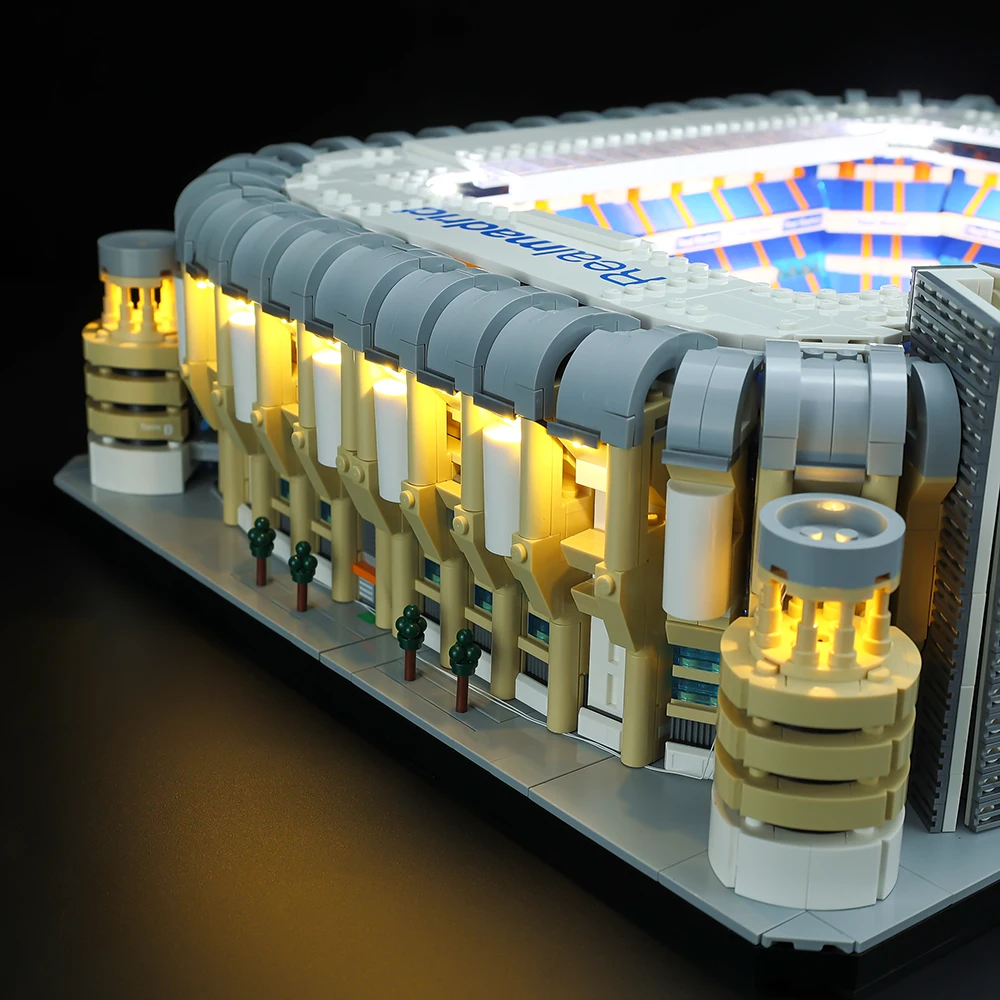 LED Light Kit For Creator 10299 Real Madrid Santiago Bernabeu Stadium Street View Lighting Set Not Included Building Model