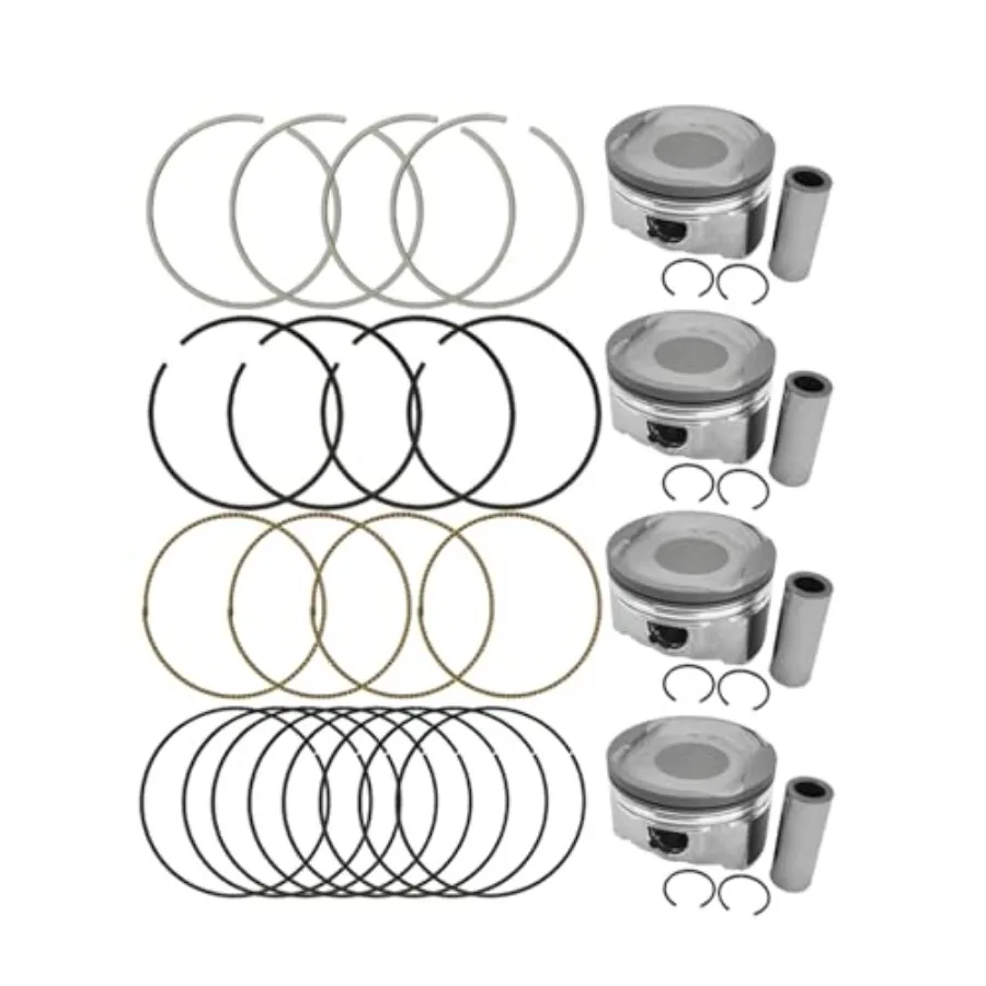 مكبس المحرك القياسي والدبوس وحلقة المفاجئة مناسبة لتويوتا ماتريكس كورولا كامري سولارا RAV4 لـ Scion xB tC 2.4L 20072013 9761