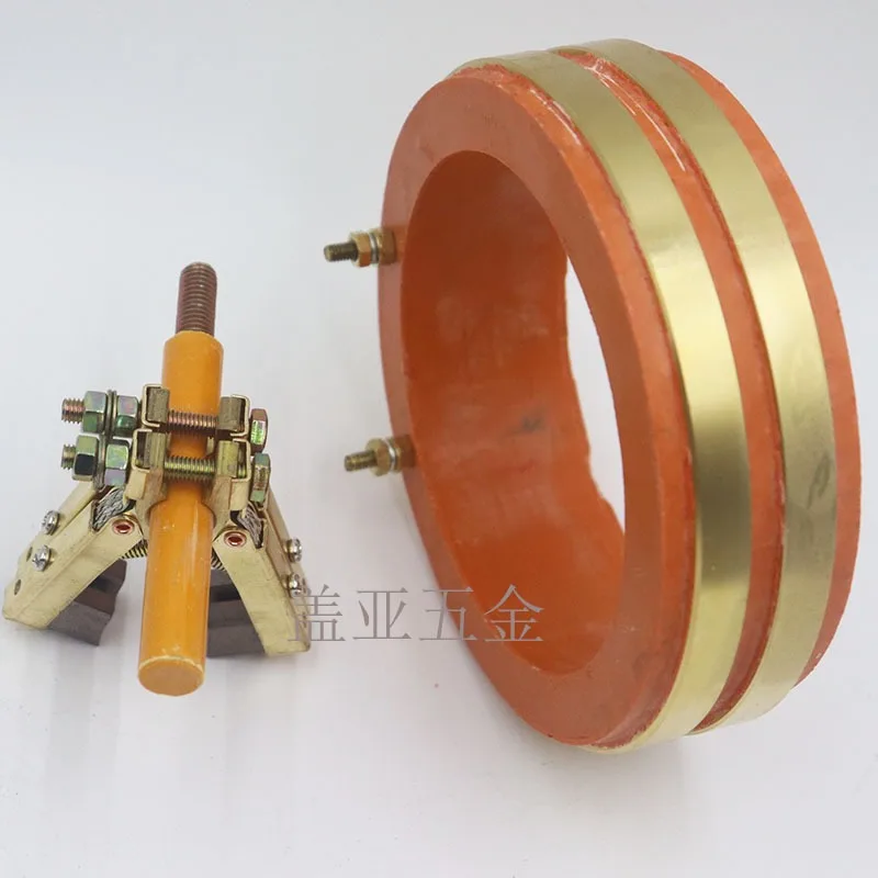 2-Ring 2-Way Conductive Ring Slip Ring Sliding Bracelet Copper Ring Inner Diameter 100 Outer Diameter 135 High 38mm
