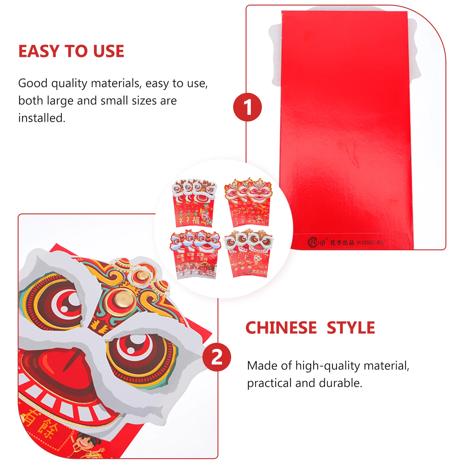 

12 Pcs Red Envelope Bag Year Packet Money New Supplies Gift Pocket Flight