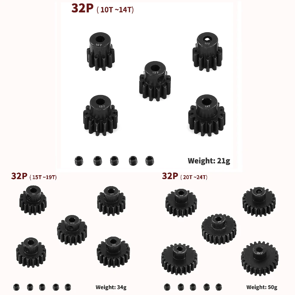 

0,8 м, 3,175 мм, 32P + (Φ)/( 15T-19T)/( 20-24T) 45 #, закаленный редуктор двигателя для радиоуправляемого автомобиля 1/10