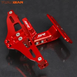 For APRILIA SR 50 MY SR MAX 125 300 2011-2024 2023 2022 2021 Motorcycle Rear License Plate Bracket Holder LED Turn Signal Lights