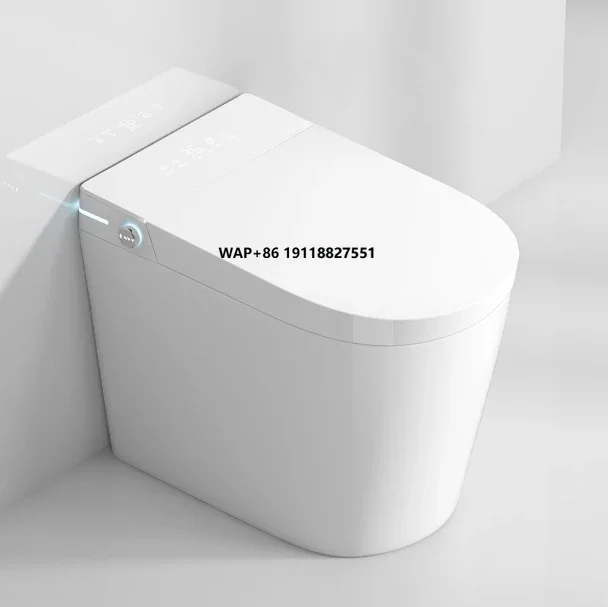 Australian Standard Wc Intelligent Automatic Electronic Toilet Foot Sensor Flush S-trap/P-trap Smart Toilet Bowl for Hotel
