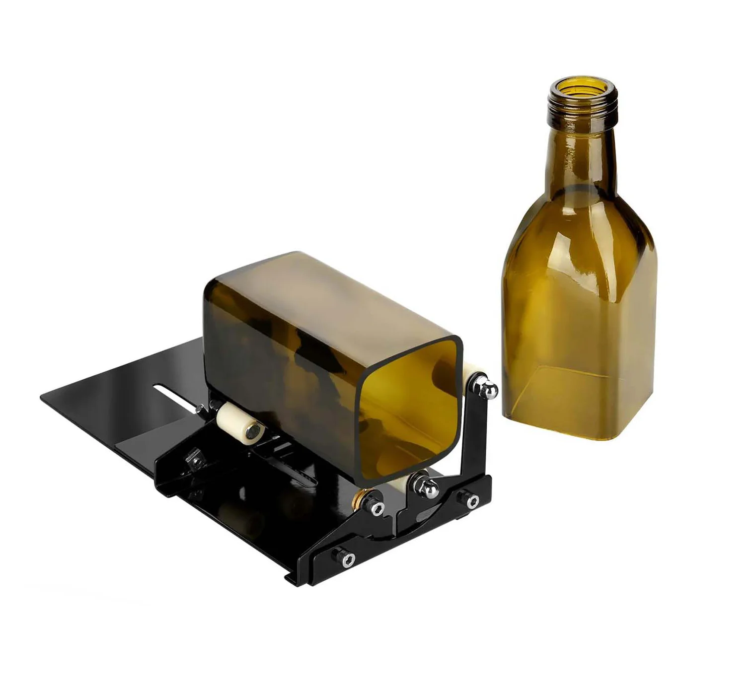 

Desktop DIY Glass Bottle Cutter Machine Automatic Metal Bottle Cutting Tool for Wine Beer Bottle Vase Craft Making