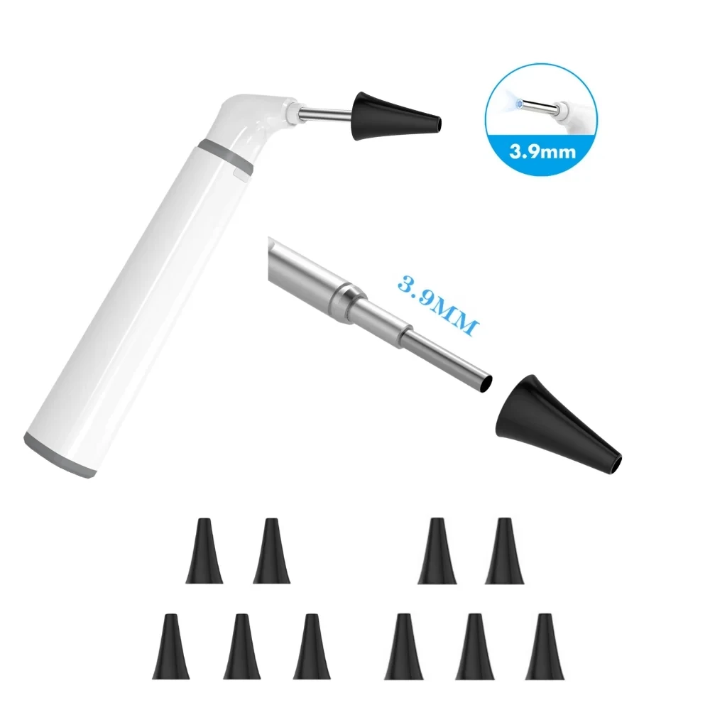 Otoscope Ear 3.9MM Specula Set For Digital Ear Wax Removal Camera Ear Funnel Accessories On Visual Ear Spoon Camera