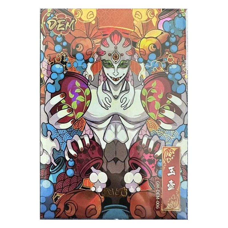 Anime Demon Slayer Rare TVR EX DEM Collectible Card Nezuko Tanjirou Zenitsu Daki Giyuutarou Mitsuri Toy for boy Birthday Present