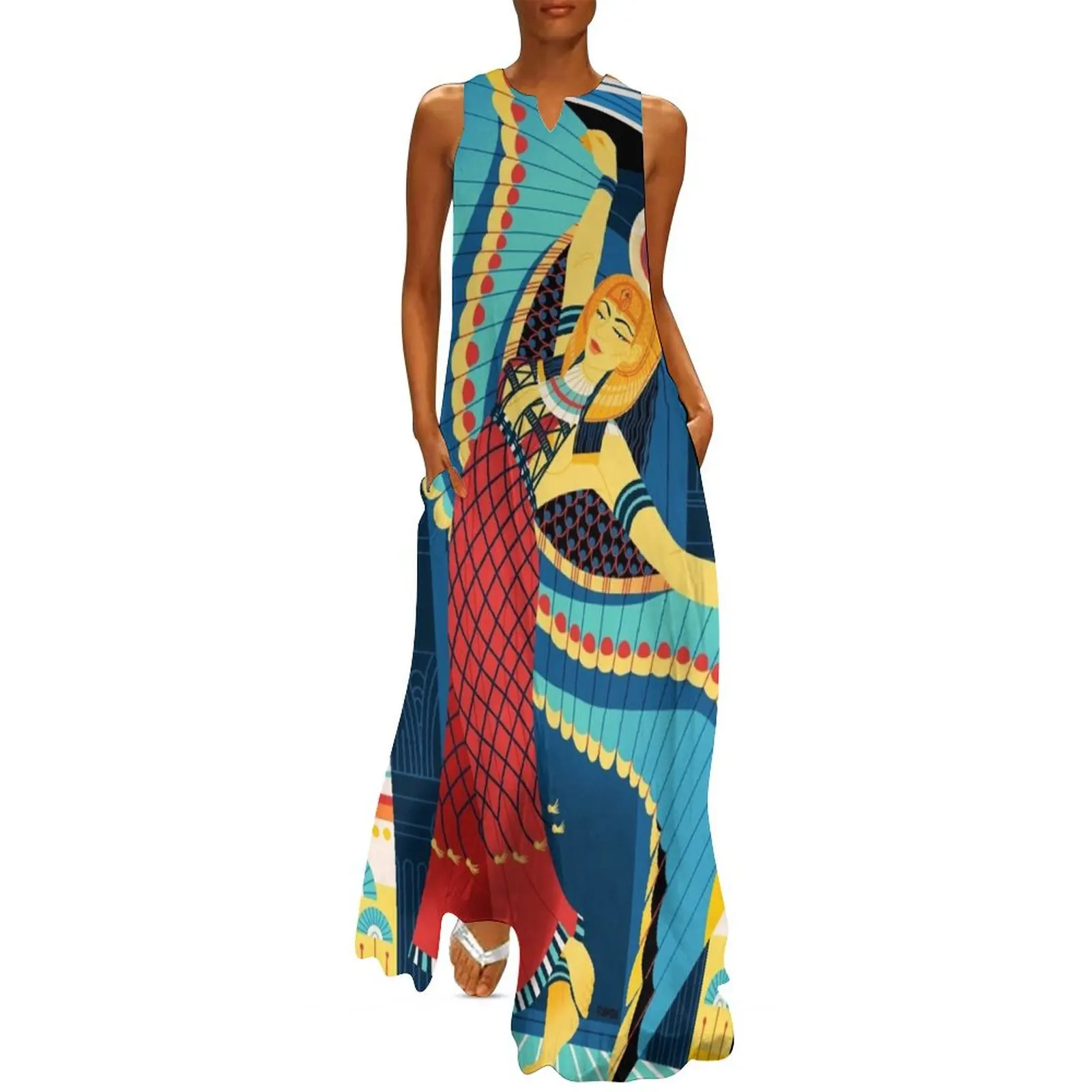 

Isis Portrait Long Dress prom dresses Women"s summer dresses