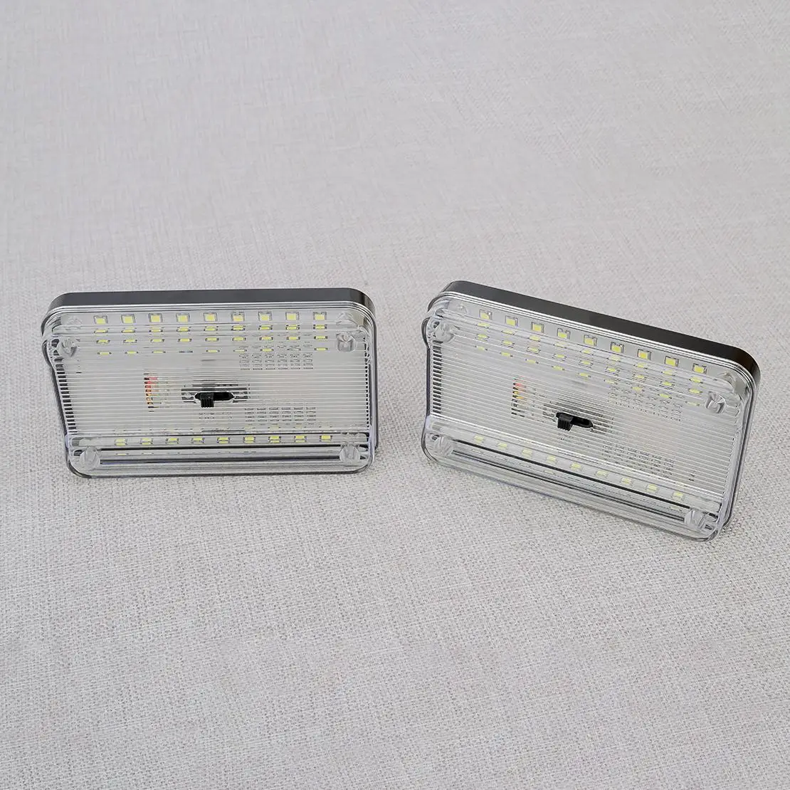 2Pcs 12V White Inte…