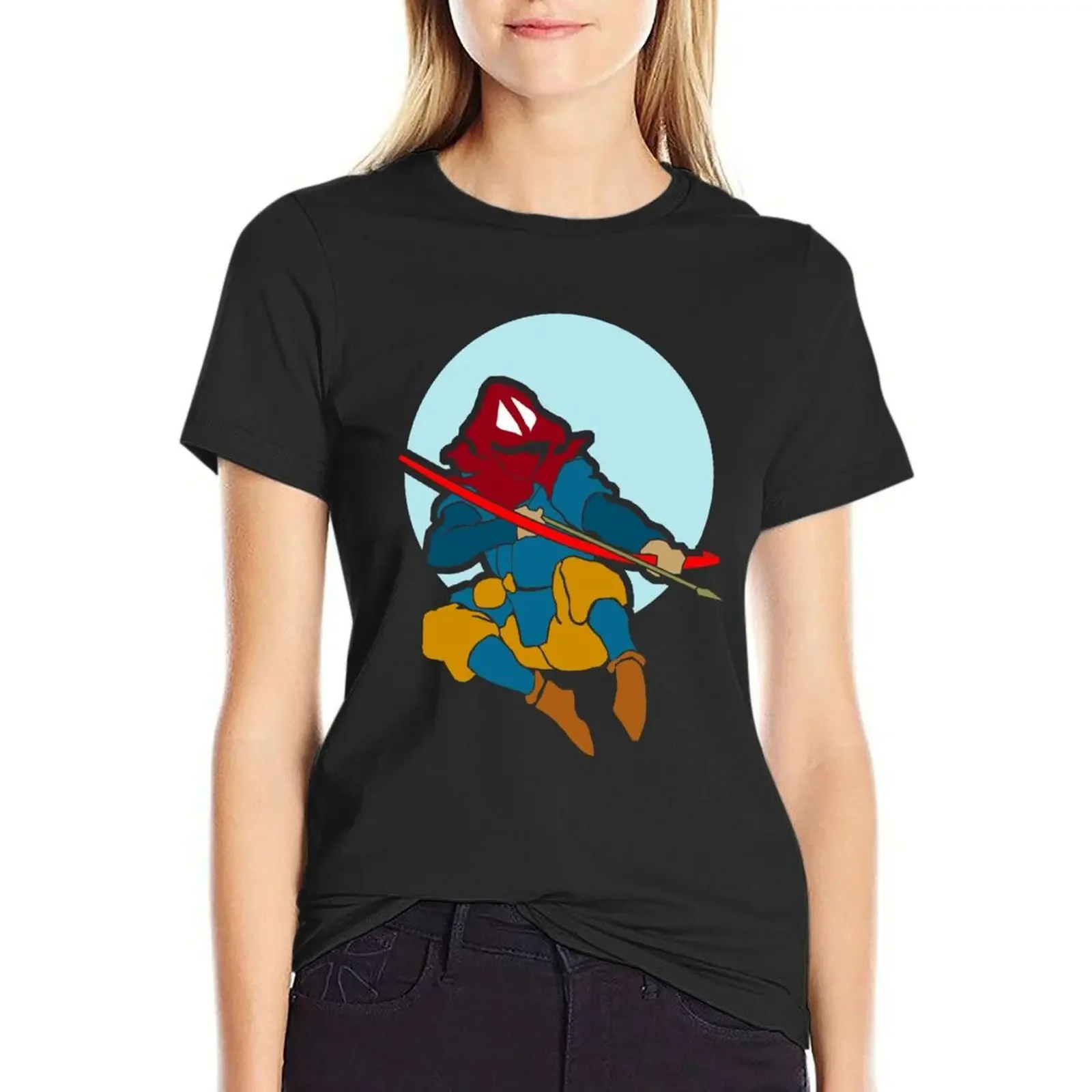 

The Red Hood Archer II T-Shirt summer top Female clothing aesthetic clothes western t shirts for Women