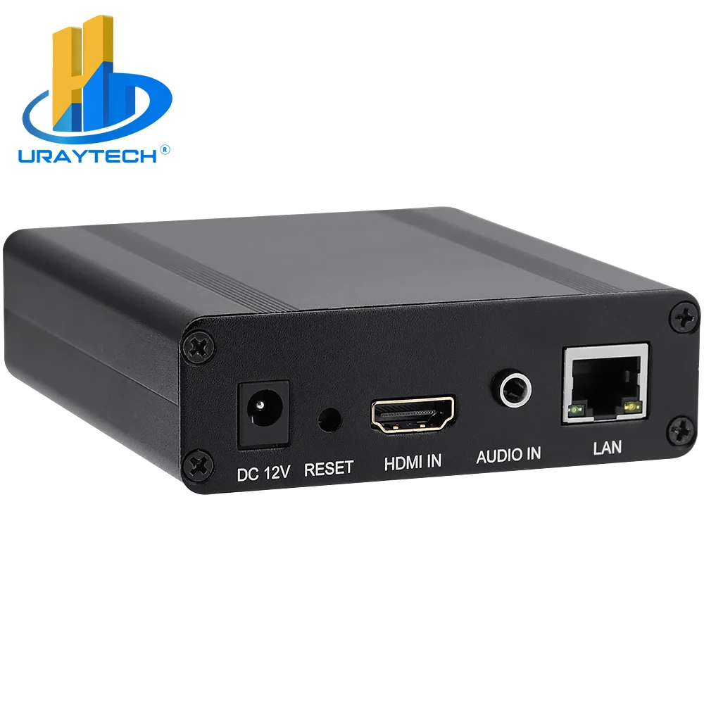 URay Tech Free Shipping HD H.264 Audio and Video Encoding Devices Support HDCP   to IP Live Streaming Encoder