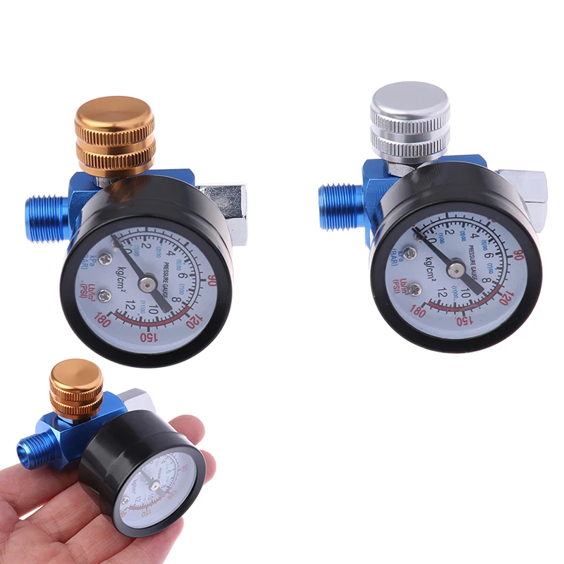 1/4NPT HVLP spary gun regulator air pressure gauge regulator for spray gun