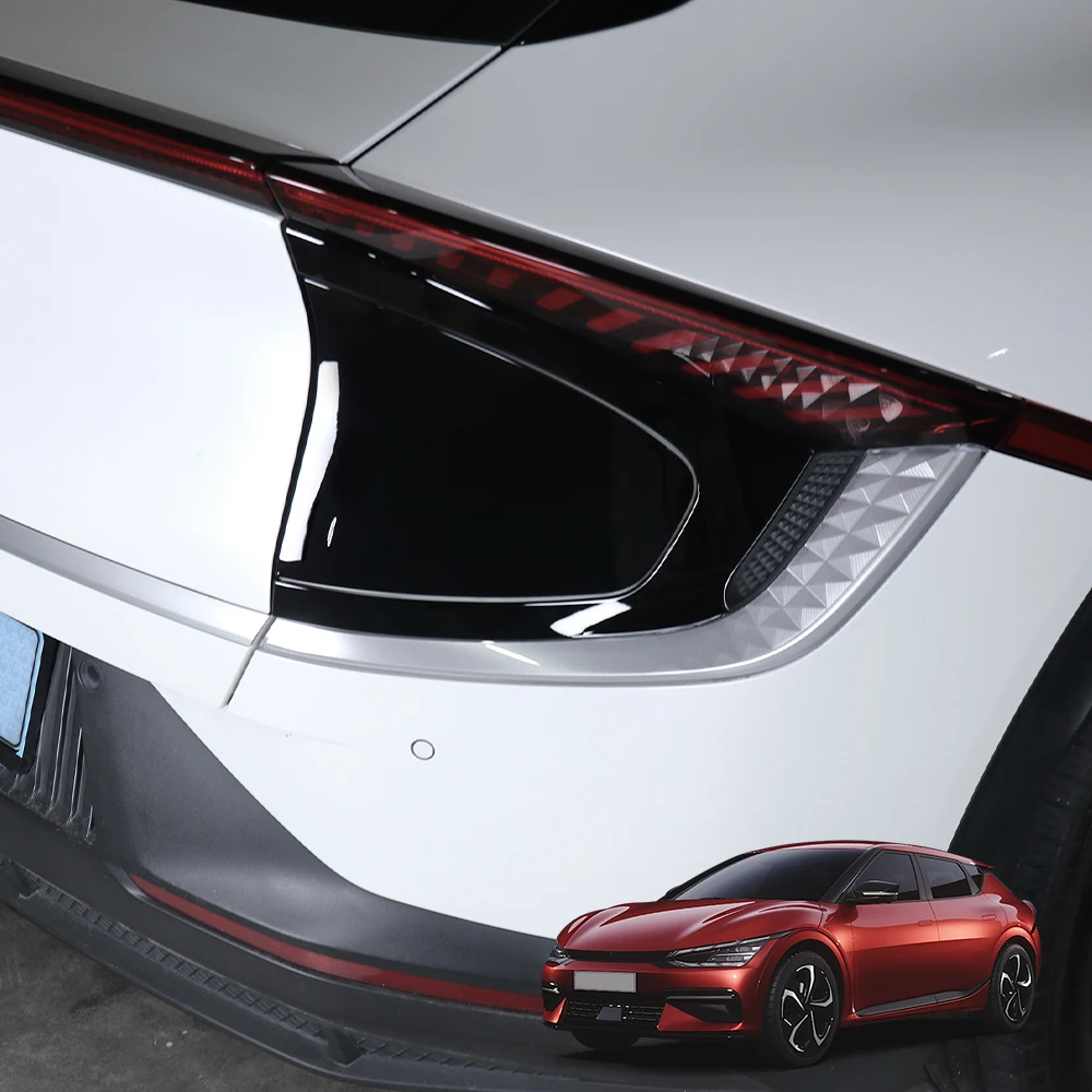 

3PCS Car Battery Charging Port Panel Trim Cover Tailgate Side Exterior Accessories ABS Material For KIA EV6 2021-2026 LHD/RHD