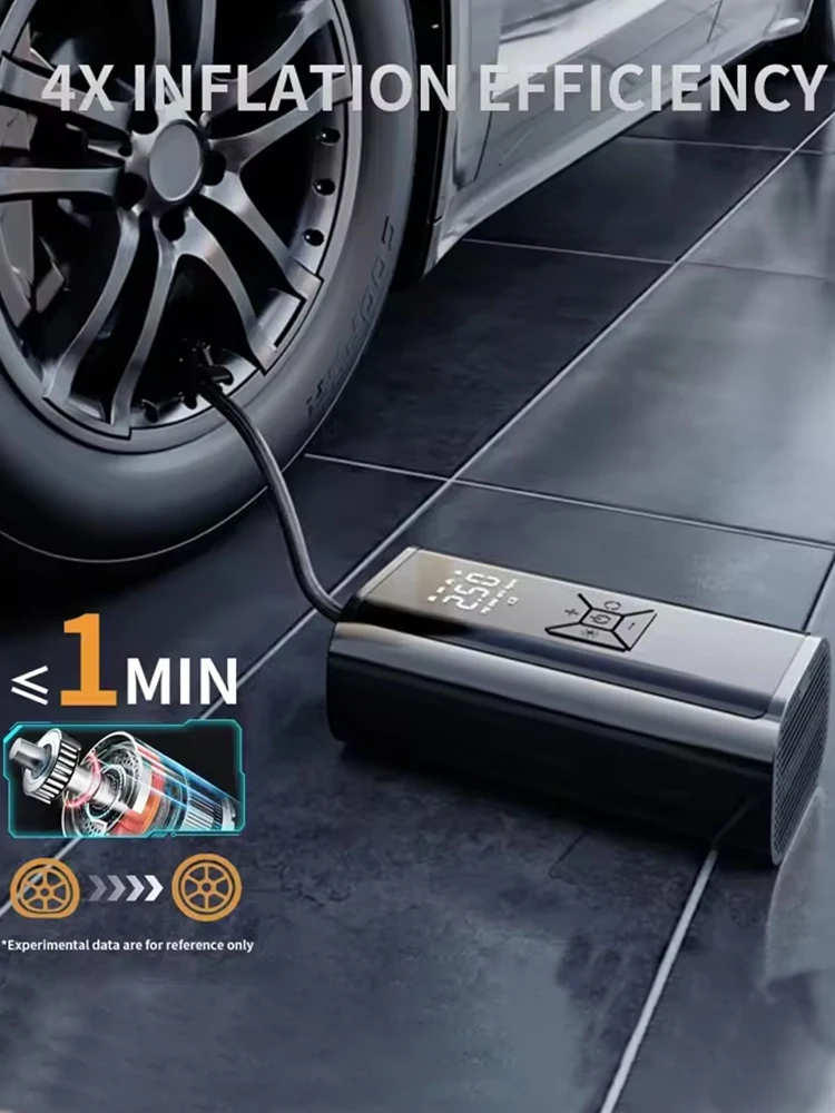 AliExpress YIJU Wireless Air Pump 150psi Portable Electric Tire Inflator For Car Bicycle Motorcycle Mini Air Compressor Tire Air Injector