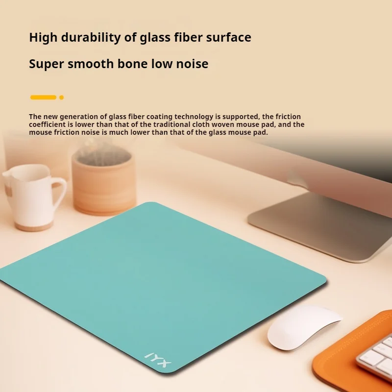 لوحة ماوس IYX Cloudrock Gaming Esports منخفضة الاحتكاك ومتانة عالية بدون حواف ونعل مطاطي من الألياف الزجاجية لوحة دقيقة لتحديد المواقع