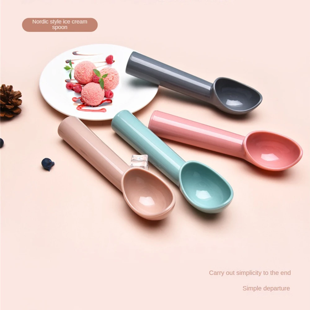 Spoon Easy To Clean Plastic Ice Cream Scoop Ice Cream Spoon Other Kitchen Utensils Hockey Scoop High Low Temperature 41g