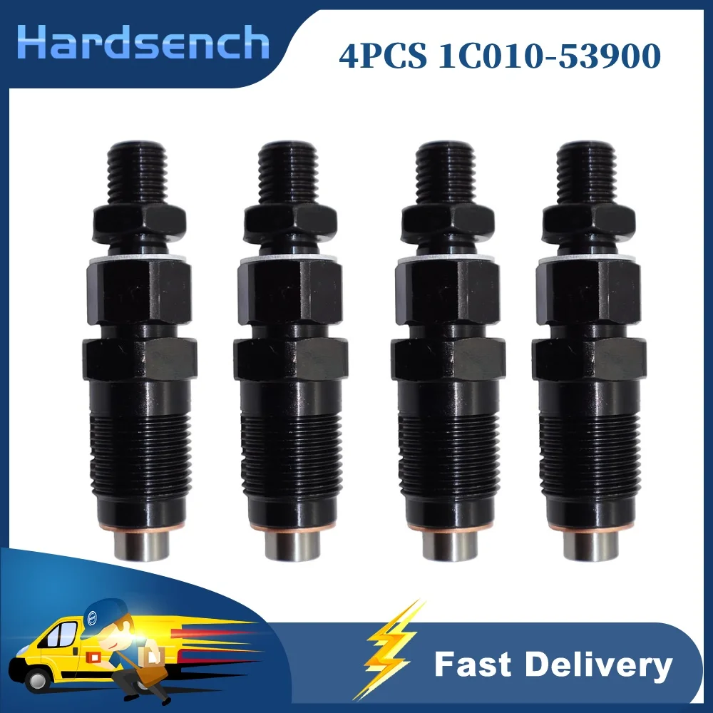 4PCS 1C010-53900 1C01053900 Diesel Fuel Injectors for M6800S M8200 M9000 Engine V3300 V3600