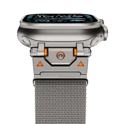 Magnetic Strap for Apple Watch Ultra 3 2 49mm Milanese Band Series 11 10 46mm Metal Bracelet for iWatch ultra 9 8 7 se 6 44 45mm