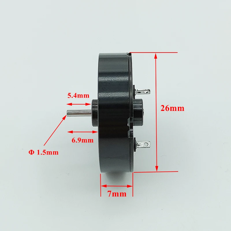 2607 26mm*7mm Mini Flat Coreless Motor Replace Tattoo Motor Rotary Tattoo Machine Gun Micro Tattoo Engine Tattoo Universal Motor