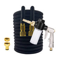 High-Pressure Car Wash Foam Gun Expandable Magic Hose Home Garden Watering irrigation Tool Gardening Supplies 25FT-100FT