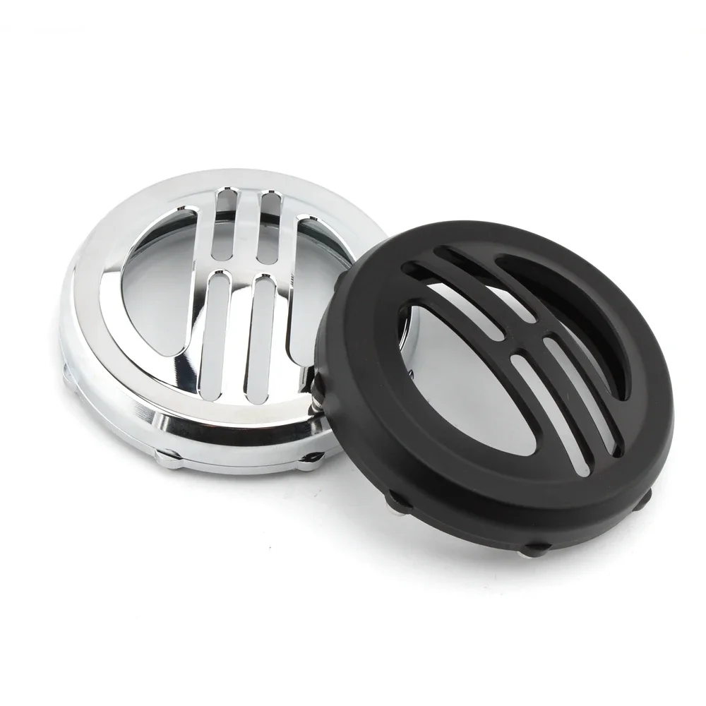 For Triumph T120 T100 Street Twin Universal Motorcycle Horn Cover Trumpet Protection Decorative Aluminum Cover Bobber Bonnevill