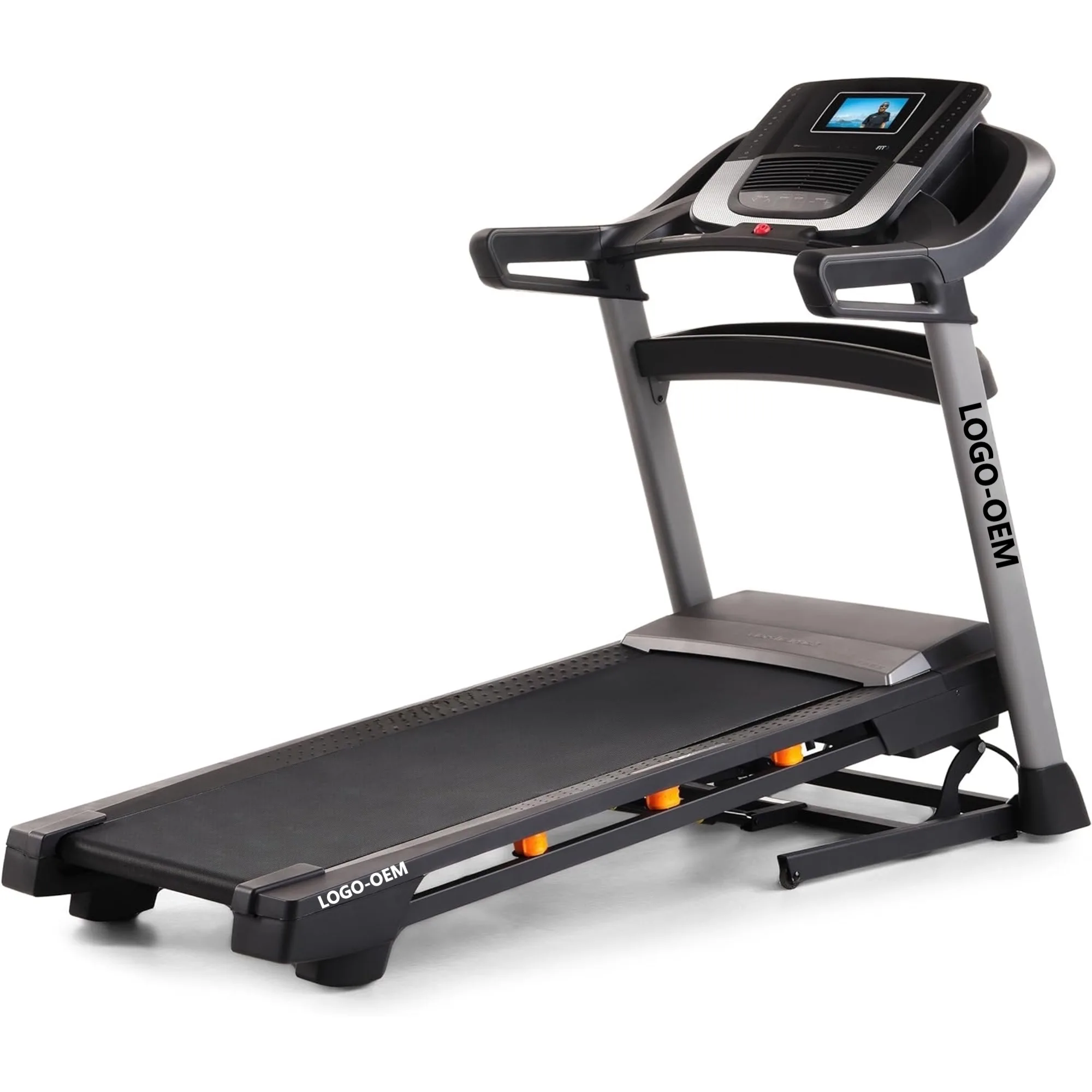 

commercial use Premium Slim Folding Treadmill Running Machine with Speakers for Home Gyms