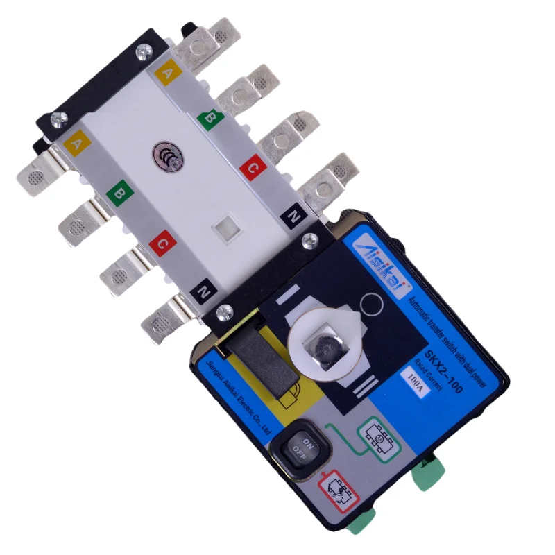 Imagem -03 - Aisikai-dual Power Interruptor de Transferência Automática Módulo de Controle de Placa de Circuito 100a 4p Ats 220v 100amp Original