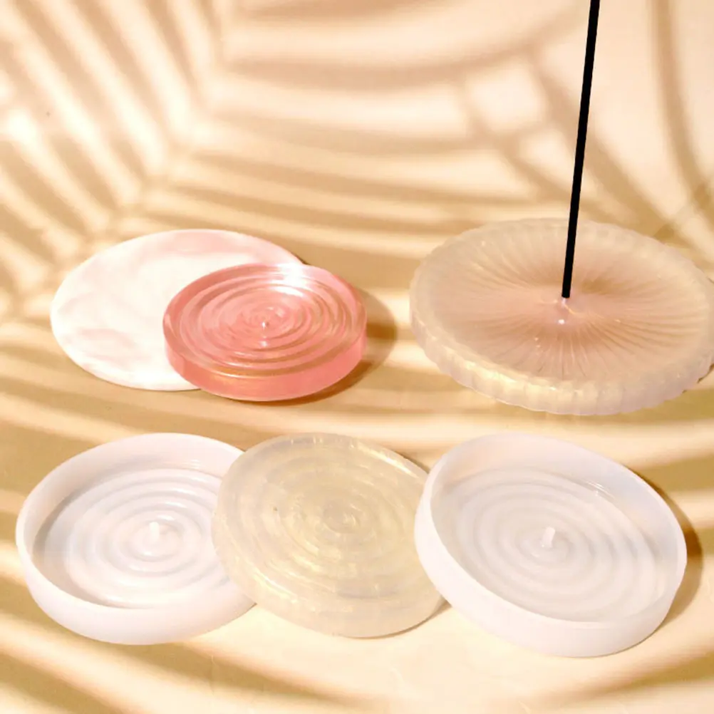 

2Pcs Premium Food Grade Silicone Incense Stick Holder Mold Epoxy Resin Casting Tray DIY Aromatherapy Accessories Drop Mold Kit
