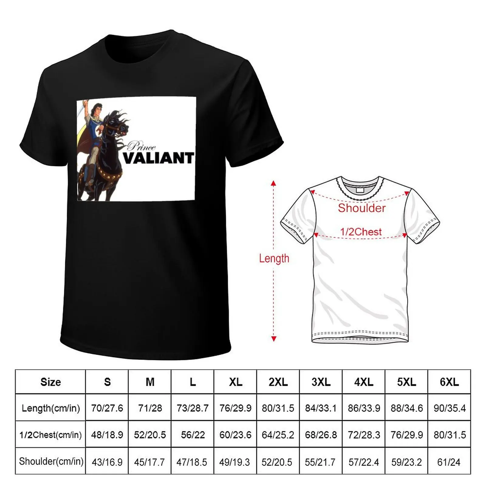Prince Valiant T-Shirt Ultra Soft Breathable Tee Top