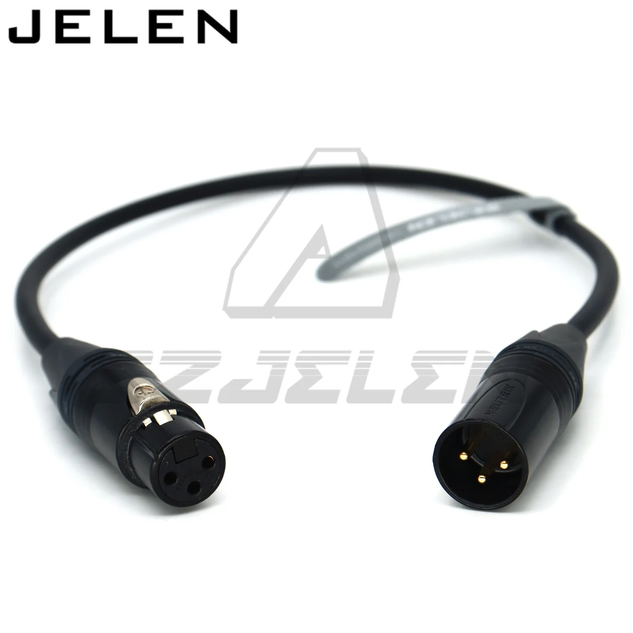 NEUTRIK  XLR 3pin male to female  CANARE  audio cable