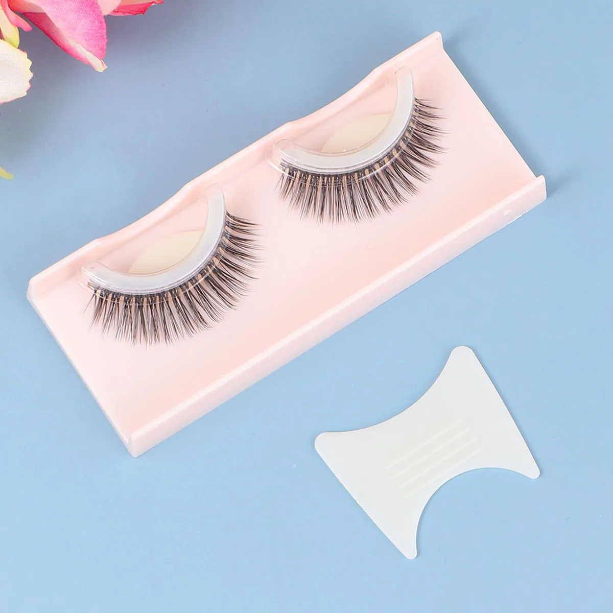 

Strip Lashes Self Adhesive False Eyelashes Fake Makeup Multi-layer Stick