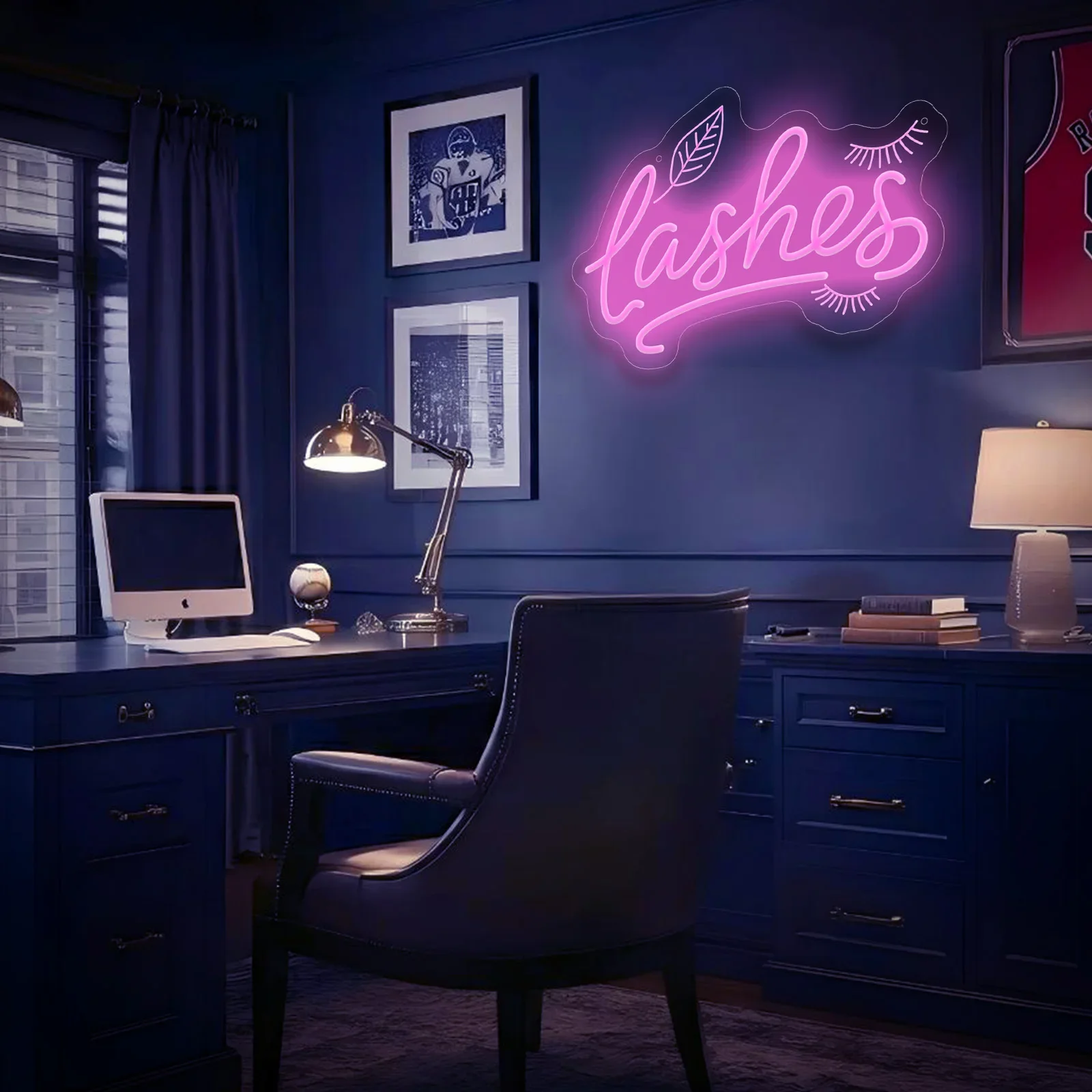 Lashes  Neon Light Sign USB Dimmable LED Neon Sign for Beauty salon Eyelash Extension Shop Bedroom Party Gifts Wall Decor