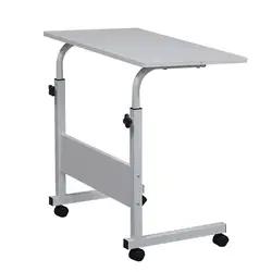 Mobile adjustable laptop desk portable computer rack