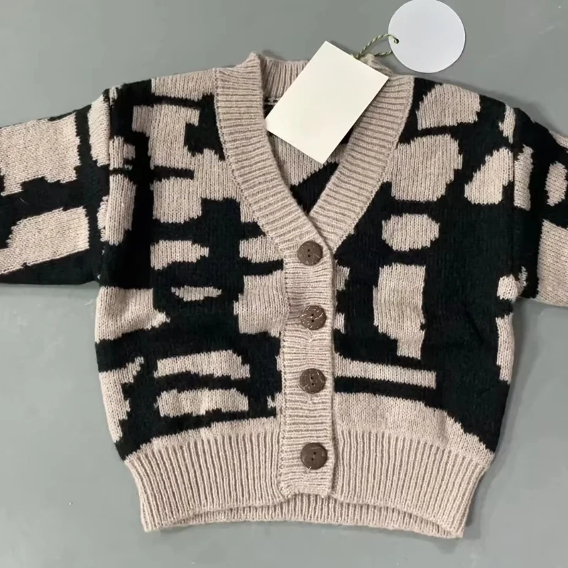OUYANG&IVAN Special Price Girl Sweater Boy Top for Summer and Spring Children\'s Cardigan