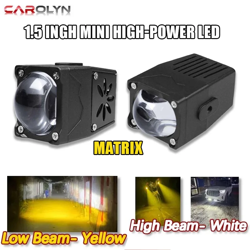 

Carolyn 1.5 Inch Car Matrix Grille Light Motorcycle Spotlight Auto Auxiliary Front Grille Running Light For Off Road Trunk SUV