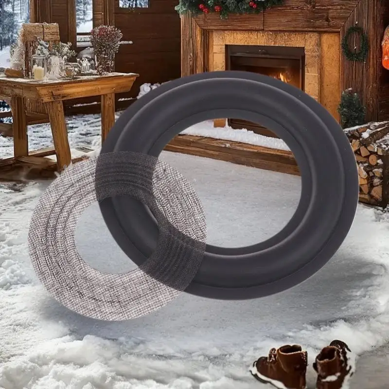 2PCS Folded Edge Foam Surround for Speaker Repair - High Elasticity Woofer Edge Ring Replacement Parts