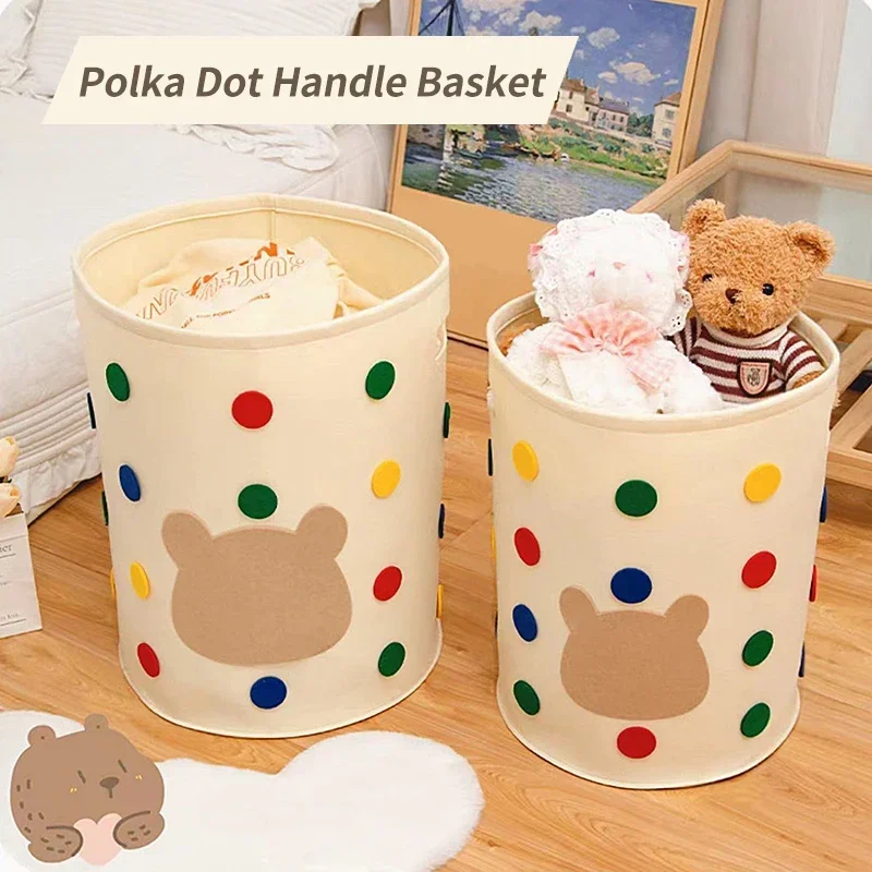 

Cartoon Felt Laundri Hamper Multipurpose Laundry Baskets Home Dirty Clothes Storage Basket Children Toy Storage Bucket Organizer