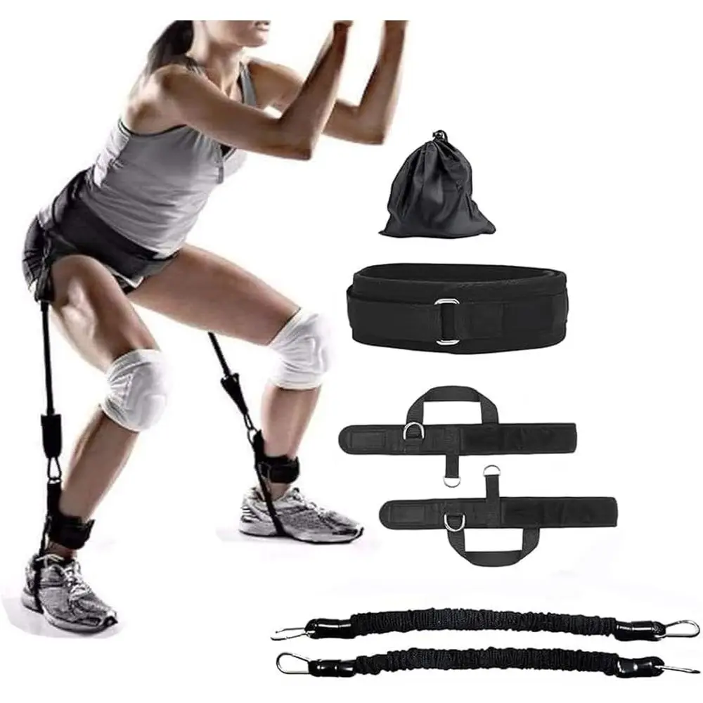

Veal Jump Trainer, Jump ResiBelt, Leg Strength Training Belt, Basketball, Volleyball, ootball, Tennis Leg Agility Training