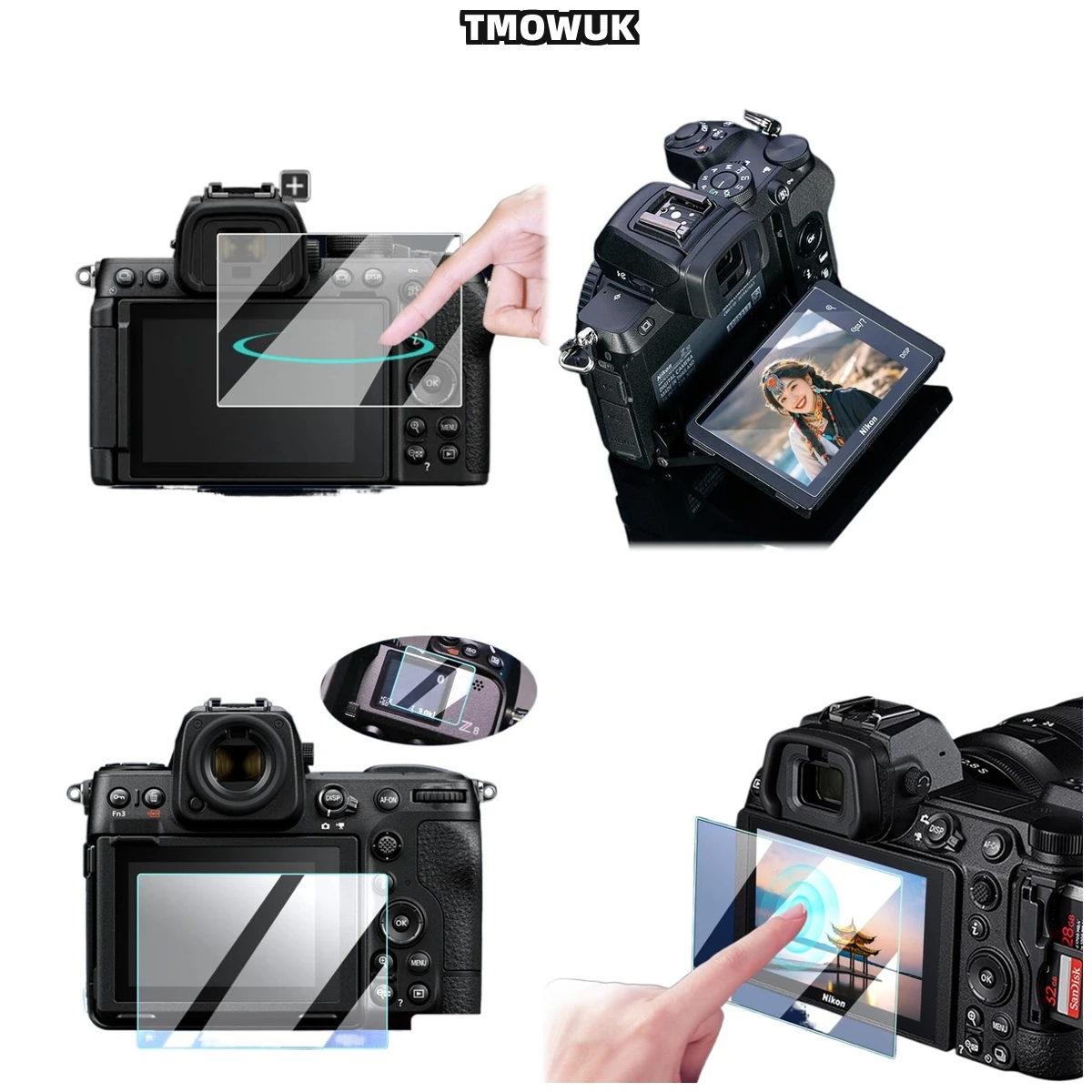 

For Nikon Z50, Long-Lasting 9H Hardness Screen Protector, Defends Against Damage