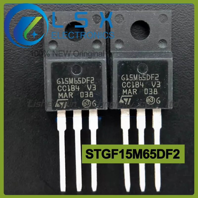 10pcs G15M65DF2 STGF15M65DF2 650V 15A TO-220F New and Original