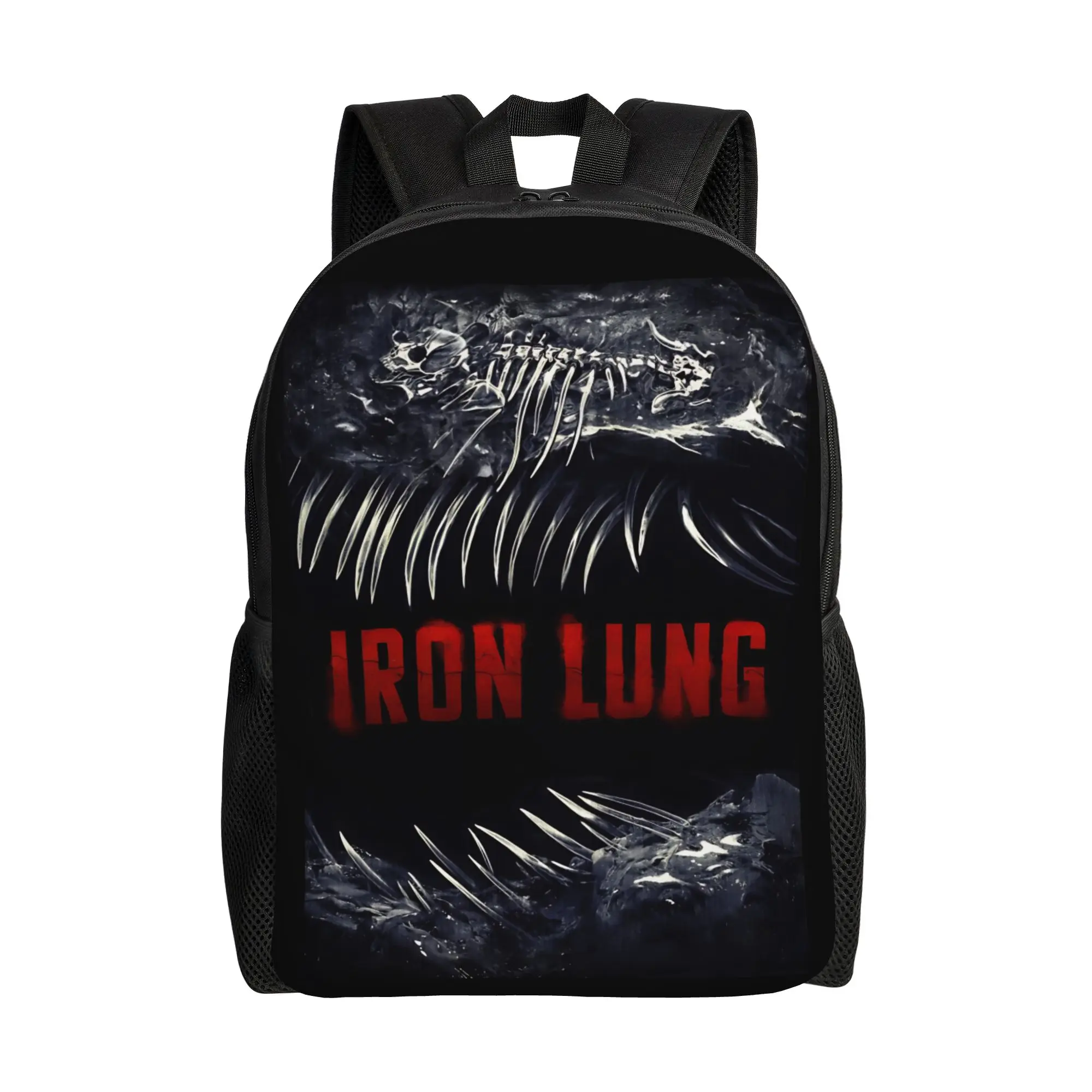 

Рюкзак для мужчин и женщин с изображением персонажа из фильма ужасов Iron Lung, повседневный рюкзак для школы и работы, холщовая сумка для ноутбука Markiplier, подарок