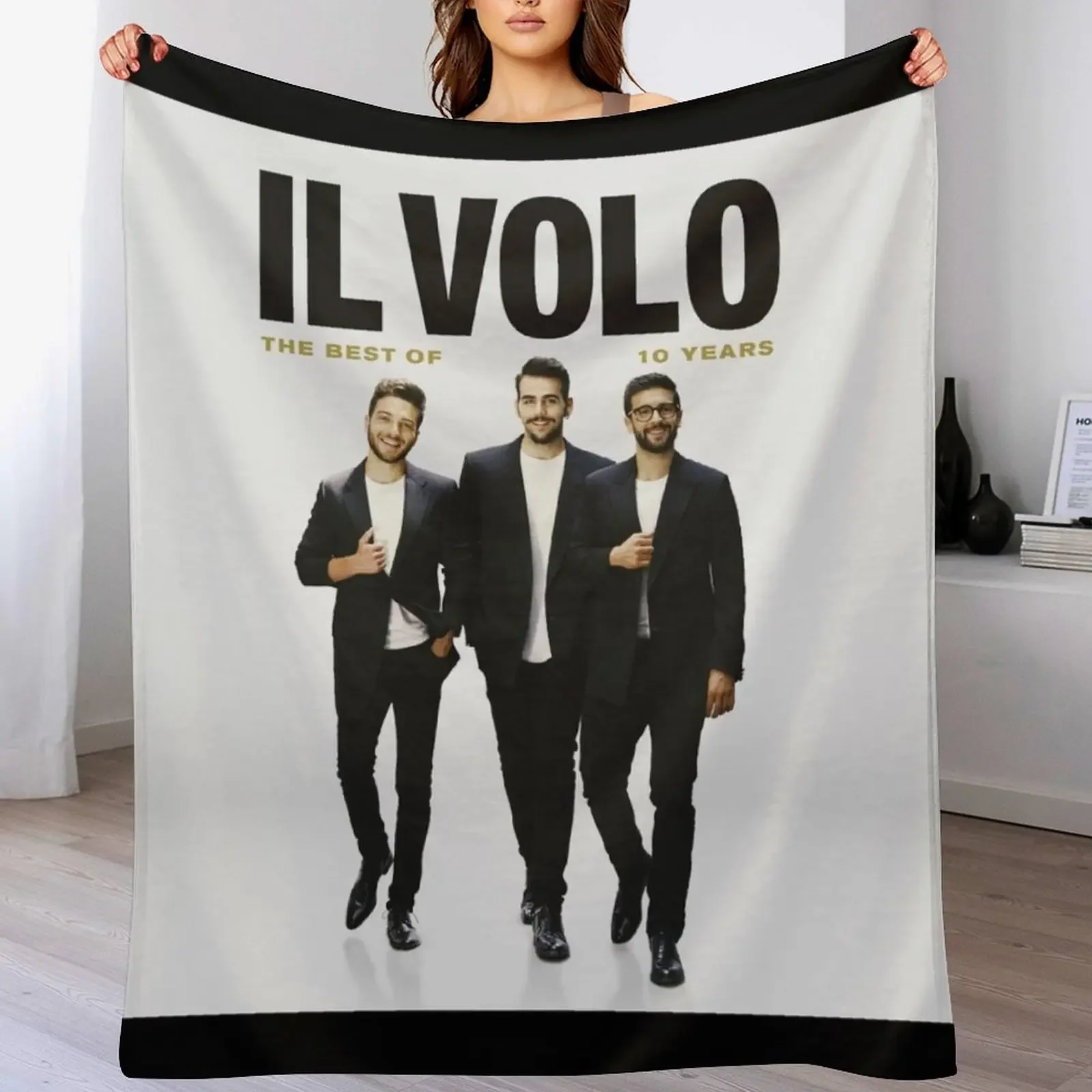 

Il Volo 10 Years The Best Of Throw Blanket Quilt Custom halloween Comforter Blankets