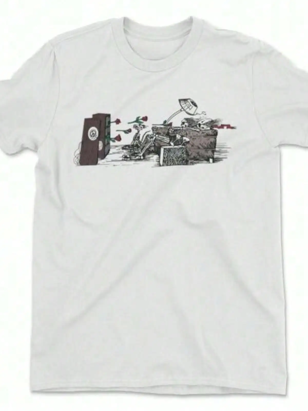 T Shirt Print ,Graphic-Cotton Tees Size Plus,ZJ Design Grateful Is It Live Or Is It Dead Family Dog Lot T-Shirt V2,With Shirt,Summer Tops,Shirt Suitable